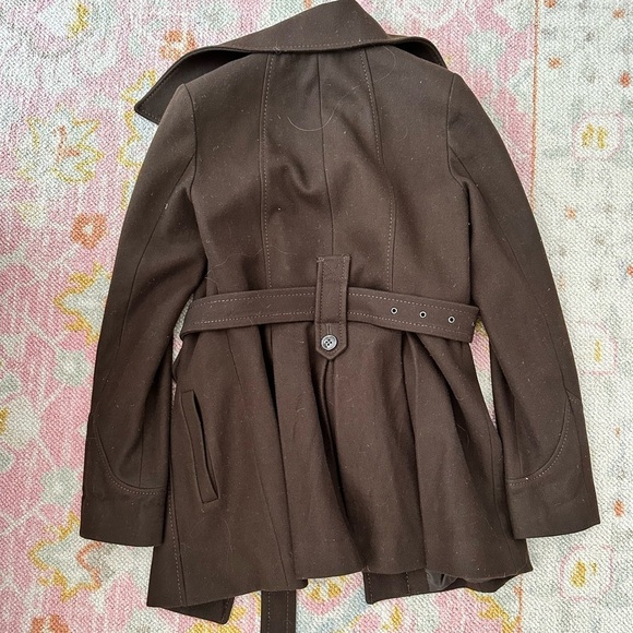 brown miss sixty peacoat - Picture 4 of 7